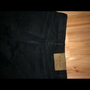 Black Calvin Klein jeans
